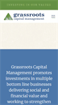 Mobile Screenshot of grassrootscap.com